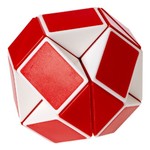 Игра-головоломка Smart Призмы, 24 сегмента, Bondibon, красно-белая змейка, PVС 13х15х7,5 см, арт.YJ6609