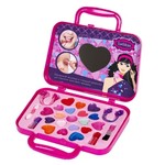 Набор детской декор. косметики Bondibon Eva Moda, BOX 20*5,5*17,8 см; косметичка-сумочка с бантиком, тени для век 7 оттенков (5,4г),помада 2 оттенка (1г), блеск для губ 12 оттенков (9,6г), аппликатор 1шт., кисточка 1шт., 2 резиночка для волос, арт.77026.