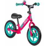 Беговел NOVATRACK 12" JUMP розовый, сталь, цветной пластиковый обод, колеса EVA