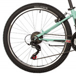 Велосипед NOVATRACK 24" ACTION сталь 12'', бирюзовый, 18 скор. TZ500/TS-38/TZ500/SG-6S, V-brake