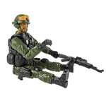 Набор солдат 18,5 см с оружием, "НАСТОЯЩИЙ БОЕЦ" Bondibon, BOX 25,5x12,6x5,4см, армеец.