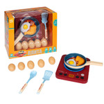 Набор игровой плита со сковородой BONDIBON, Кухня и Чистота, аксесс., на бат., BOX