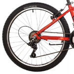 Велосипед NOVATRACK 24" EXTREME алюм. рама 13", терракотовый, TY200/EF41/TZ500/TZ500-7, V-brake