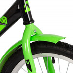 Велосипед NOVATRACK 20" FOREST черный, сталь, тормоз нож, крылья, багажник, защ.цепи