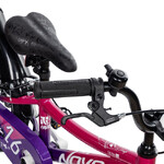 Велосипед NOVATRACK 16" KATRINA алюм., фуксия-фиолетов, полная защ.цепи, V-brake, короткие крылья