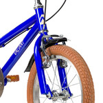 Велосипед NOVATRACK 18" VALIANT, сталь, тёмно-синий, полная защита цепи, ручной передний и задний то