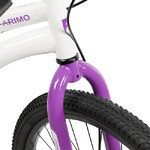 Велосипед FOXX 24" ARIMO белый,  стальная рама, жесткая вилка, 1 скор., рулевая 1 1/8'', дисковый то