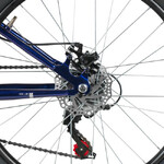 Велосипед NOVATRACK 24" BATTLER сталь 12'', тёмно-синий, 6 скор.TZ500/TS-38/SG-6S, диск.торм STG
