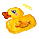 Игрушка надувная Bondibon, УТОЧКА, с утяжелителем, CRD