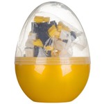 Мини-конструктор в жёлт.яйце, 2в1-динозавр , 52 дет., BONDIBON, PVC  17х14,5х6 см