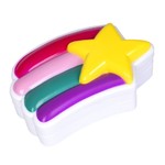 Набор детской декор. косметики Bondibon Eva Moda, BOX 20,6*5,4*25,4 см; косметичка-звёздочка, тени для век 6 оттенков (3г), помада 2 оттенка (1,6г), блеск для губ (1,2г), лак для ногтей (5г), аппликатор 1шт., заколки 2шт., арт.10387D.