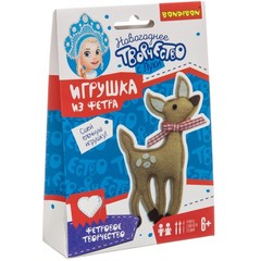 Набор для творчества  BONDIBON. Шить просто! Ёлочные игрушки из фетра своими руками. Олененок.