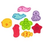Игровой набор для купания, EVA фигуры "МОРСКИЕ ОБИТАТЕЛИ", BONDIBON, 8 шт., CRD