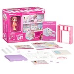 Игровой набор «Мебель» Bondibon, Кукольный уголок (Гардеробная 13,5х13,5х13,5 см) и  куколка Oly 9,3