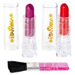 Набор детской декор. косметики Bondibon Eva Moda, BOX 29,5х27,5х4 см; косметичка-квадрат, раскладная: тени для век 8 оттенков (6,4г), блеск для губ 11 оттенков (9г), помада 2 оттенка (2,4г), 2 аппликатора,1 кисточка-растушевка; арт.77017.