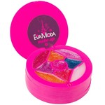 Набор детской декор. косметики Bondibon Eva Moda, BOX 24,5*16,5*3,5 см; косметичка круглая с зеркальцем, 4х-уровневая, раздвижная: тени для век 6 оттенков (1,8г), блеск для губ 12 оттенков (6,1г), 2 аппликатора,1 кисточка-растушевка; арт.77020.