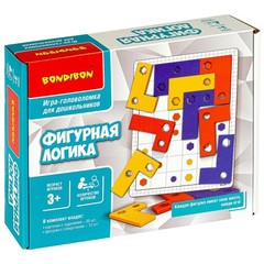 Логическая игра  для дошкольников Bondibon «ФИГУРНАЯ ЛОГИКА», BOX