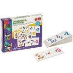 Пазл СКЛАДЫВАЕМ, ВЫЧИТАЕМ, Bondibon, 30 шт, 3 части, BOX