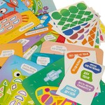 Настольная игра "ОТКРЫТКИ-АППЛИКАЦИИ ГЕОМЕТРИЧЕСКИЕ" Играй Думай Твори Bondibon