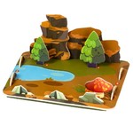 Набор игровой с магнитным конструктором BONDIBON, ДИПЛОДОК, BOX